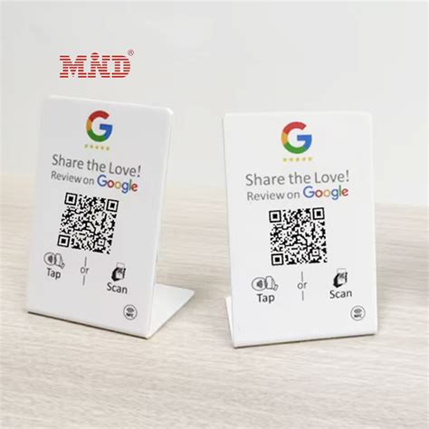 nfc display stand|google review stand.